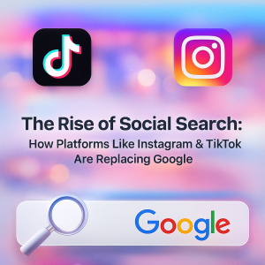 Read more about the article The Rise of Social Search: How Platforms Like Instagram & TikTok Are Replacing Google